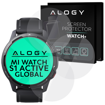 3x Tvrzené sklo na obrazovku Alogy pro Xiaomi Mi Watch S1 Active Global