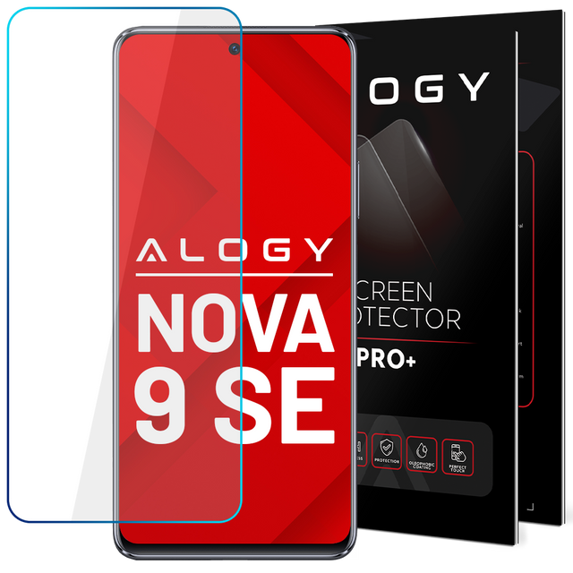 Displayschutz aus gehärtetem Glas 9H Alogy für Huawei Nova 9 SE
