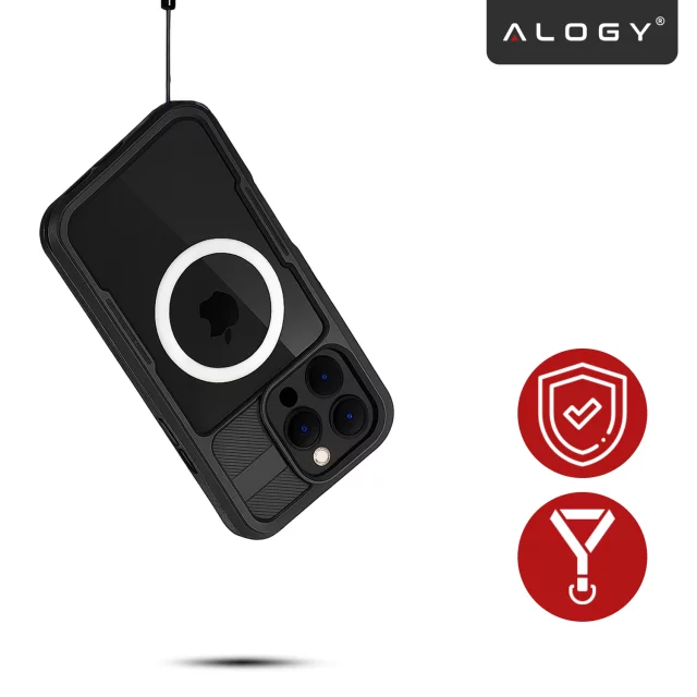 Alogy HydroArmor™ IP68 Waterproof Case with Clear Back 360 MagSafe Armor Case for Apple iPhone 16 Pro Max