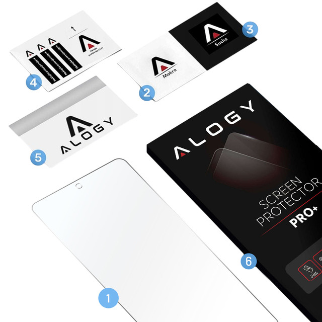 Hybrid Glass for Samsung Galaxy A53 5G for Alogy Flexi Glass 9H Case Friendly Flat Screen Protector