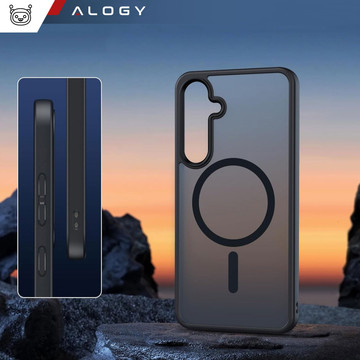 Case for Samsung Galaxy S24, Mag Safe Case, MagMat phone back cover, matte black