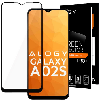 Alogy Glass Full Glue case friendly for Samsung Galaxy A02s/ A03s 164mm Black