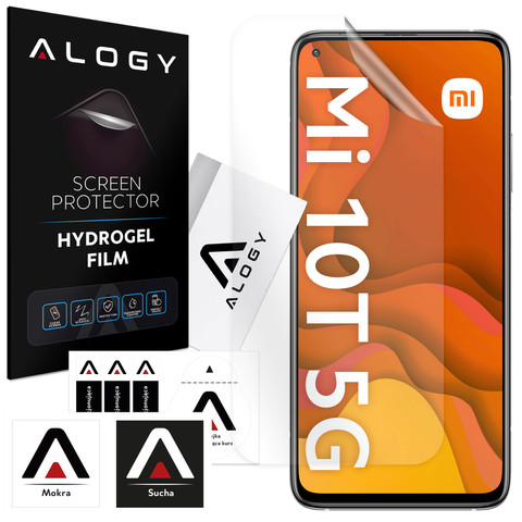 Hydrogel film for Xiaomi Mi 10T, protective phone screen, Alogy Hydrogel Film