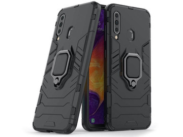 Pouzdro Alogy Stand Ring Armor pro Samsung Galaxy A60 / M40 černé sklo Alogy