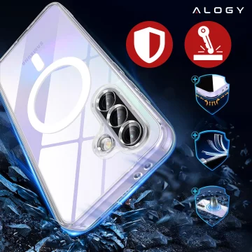 Apple iPhone 16 Pro Max Case Alogy Anti-Shock Hybrid Case for MagSafe Clear