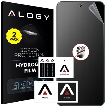 2x "MATTE" foil for Oppo Reno 10 5G / 10 Pro Hydrogel Alogy HydroSkin Matte Pro™ for screen for "FREE FINGERPRINT" case