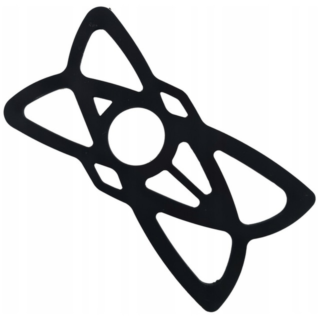 Bezpečnostní pásek Alogy TPU gumička chránící telefon 4,7"-6,7" pro držák na kolo univerzální Černá