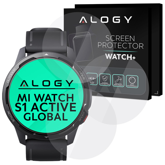 3x Tvrzené sklo na obrazovku Alogy pro Xiaomi Mi Watch S1 Active Global