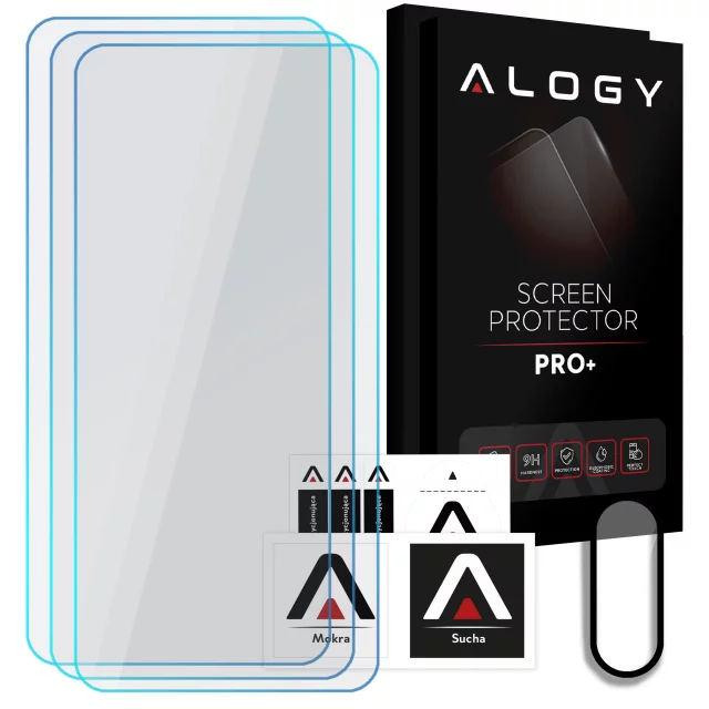 Alogy Glass Pack 3x Tempered Glass Screen Protector 9h Lens Glass for Apple iPhone 14 Pro