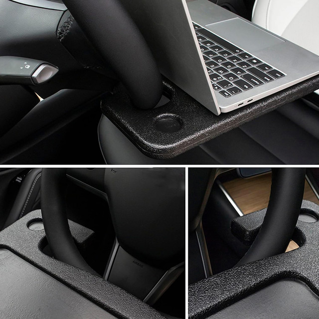 Organizér do auta držák na stůl podnos do auta stojan na notebook, nápoje a jídla Alogy černá