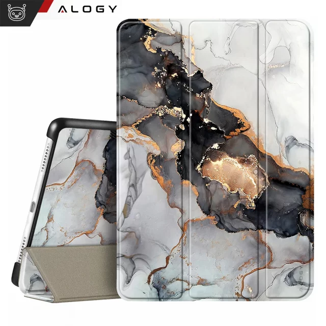 Apple iPad 10.9 gen 10 2022 case for tablet Alogy Book Case Cloudy Marble Marble