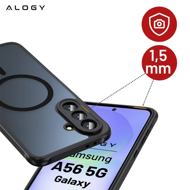 Pouzdro pro Apple iPhone 16 Pro Max Alogy Anti-Shock Hybrid Case pro MagSafe Transparent
