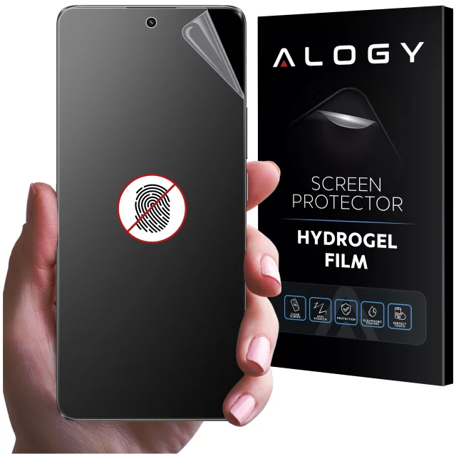 "MATTE" film for Realme 12 Pro / 12 Pro Plus Hydrogel Alogy HydroSkin Matte Pro™ for screen for "FREE FINGERPRINT" case