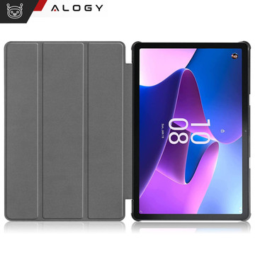 Tablet-Hülle für Lenovo Tab M10 3gen 3 GEN 10.1 2022 TB328FU TB328XU Gehäuse Case Alogy Book Cover Schwarz