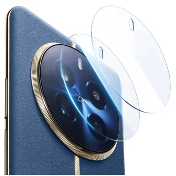 2x Kameralinsenschutzfolie aus gehärtetem Glas für Realme 12 PRO / Realme 12 PRO PLUS 5G Alogy Transparent