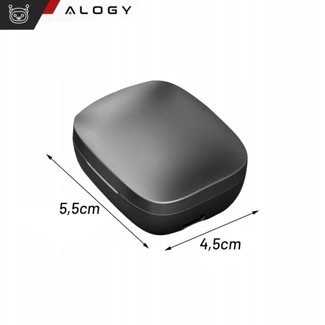 Bezdrátová herní sluchátka TWS Bluetooth 5.0 HiFi Stereo pro hráče s pouzdrem PowerBank Black