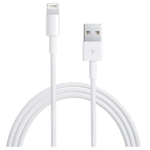 1m Fast USB-A to Lightning Cable for Apple White