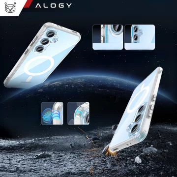 Apple iPhone 16 Pro Max Case Alogy Anti-Shock Hybrid Case for MagSafe Clear
