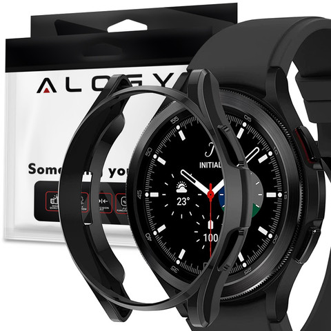 Alogy silicone case for Samsung Galaxy Watch 4 Classic 42mm Black