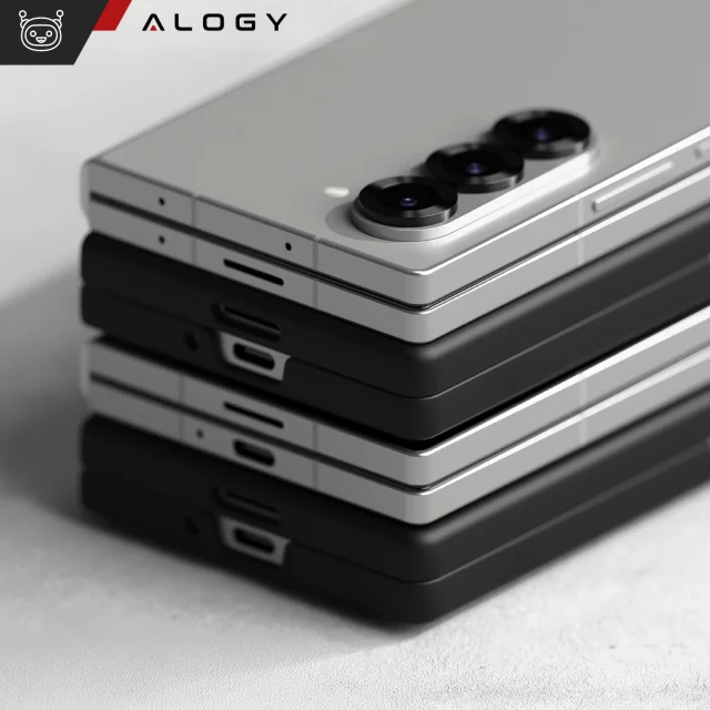 Case for Samsung Galaxy Z Fold 6 Case Thin Phone Case Alogy Protective Matte Black