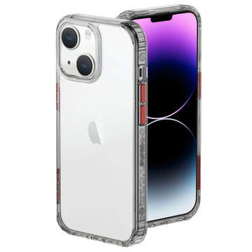 Alogy Protective Case Protective Cover for Apple iPhone 14 Plus Black and Clear Glass