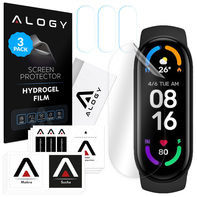 Protective film Hydrogel hydrogel Alogy for Xiaomi Mi Band 7 smartwatch