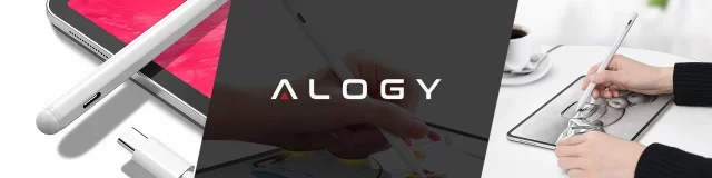 Rysik Alogy Stylus Pen Pencil dotykowy do ekranów telefonu tabletu do Apple iPad / iPhone Biały