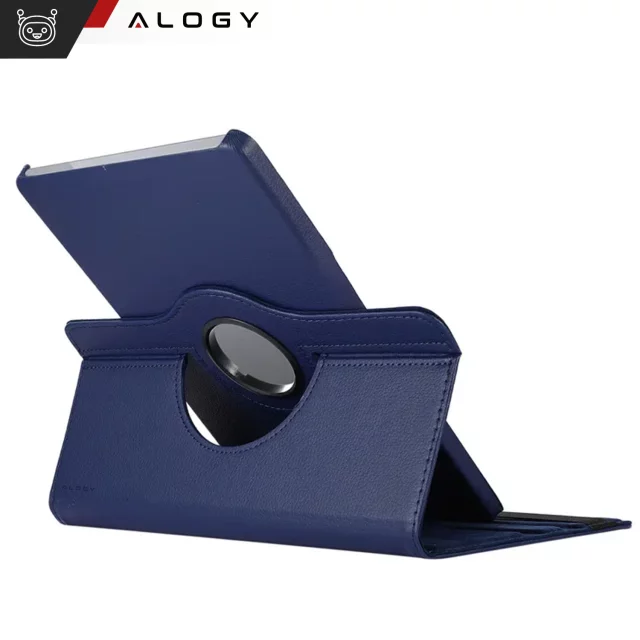 Pouzdro 360 pro Lenovo Tab M11 10,95" TB330FU / TB330XU / TB331FC otočný kryt na tablet Flip Cover Pouzdro Alogy Navy Blue
