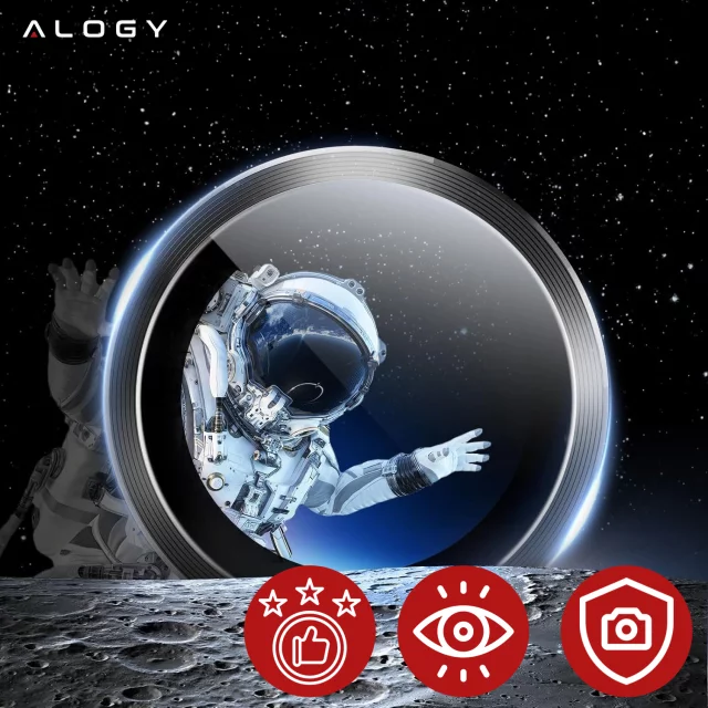 Alogy Glass Pack 3x Gehärtetes Glas für den Bildschirm 9h Glas für das Objektiv für Apple iPhone 14 Pro