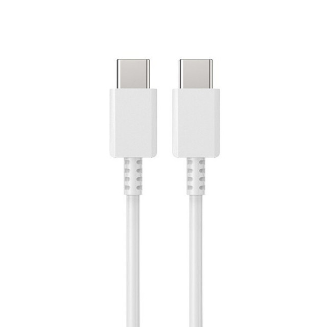Kabel USB-C - USB-C Type-C 3A Power Delivery PD QC przewód 1M Biały 1szt.