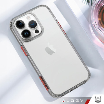 Alogy Protective Case Ochranný kryt pro Apple iPhone 14 Pro Max Černý a průhledný
