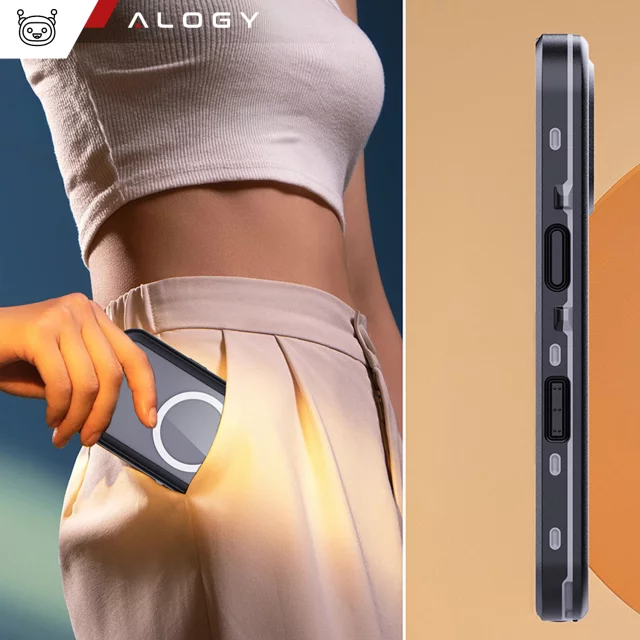 Alogy HydroArmor™ IP68 Waterproof Case with Clear Back 360 Armored Case for MagSafe for Apple iPhone 16