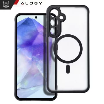 Pouzdro pro Apple iPhone 16 Pro Max Alogy Anti-Shock Hybrid Case pro MagSafe Transparent