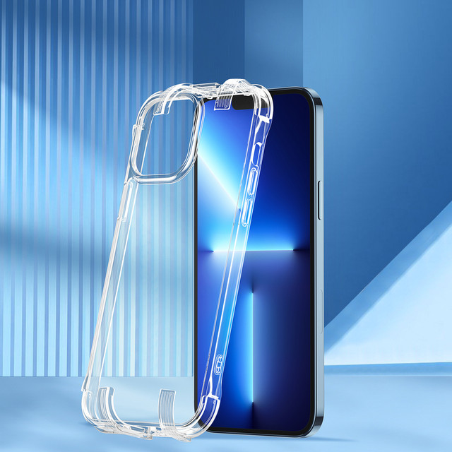 Joyroom Defender Series Hülle mit Hakenständer für Apple iPhone 13 Pro Glass