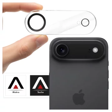 Alogy Lens Protector Pro™ – čirý – ochranný kryt objektivu fotoaparátu pro Apple iPhone 17 Air, tvrzený a odolný proti poškrábání, přesné nasazení