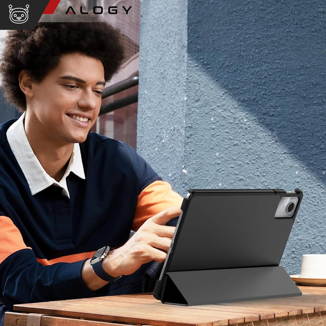 Etui do Lenovo Tab K11 / K11E 11” M11 10.95" TB330FU / TB330XU / TB331FC Book Case Cover z klapką obudowa futerał pokrowiec Alogy Szare