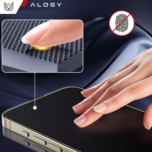2x „MATTE“ Folie für Samsung Galaxy S24 Ultra Hydrogel Alogy HydroSkin Matte Pro™ Display für „FINGERPRINT FREE“ Hülle