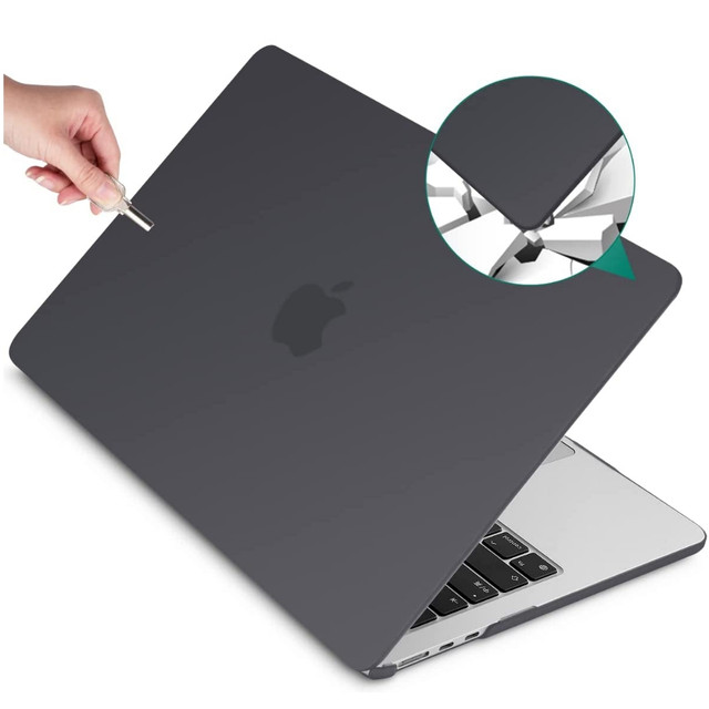 Alogy Hard Case for Apple Macbook Air 13 2022 M2 Matte Black