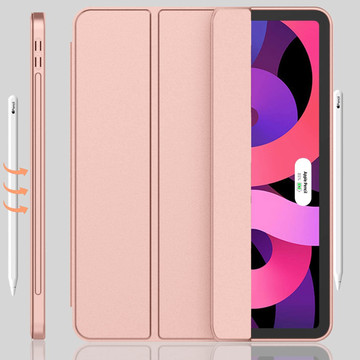 Ochranné pouzdro Alogy Book Cover Penál Pouzdro s držákem na pero pro Apple iPad Air 4 2020 / Air 5 2022 10,9" růžové