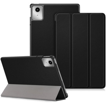 Schutzhülle für Lenovo Tab M11 10,95 Zoll TB330FU / TB330XU / TB331FC, Buchhülle mit Klappgehäuse, Case Cover Alogy, Schwarz
