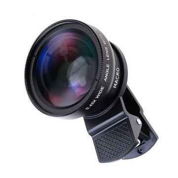 Lens for smartphone phone lens 2in1 set Alogy Lens clip 0.45X Macro 12.5X wide