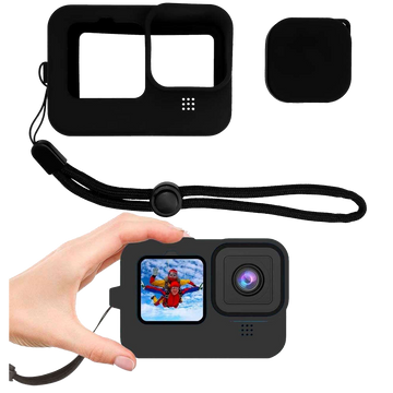 Ochranné silikonové pouzdro Alogy TPU pouzdro pro GoPro Hero 11/10/9 černé