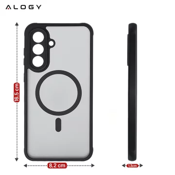 Pouzdro pro Apple iPhone 16 Pro Max Alogy Anti-Shock Hybrid Case pro MagSafe Transparent