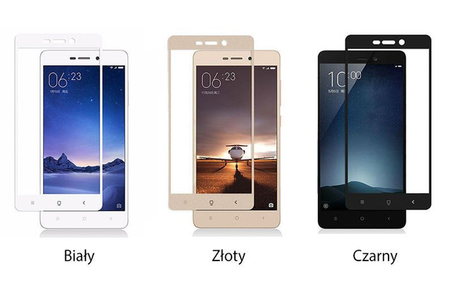 Full Screen Tempered Glass 9H for Xiaomi Redmi 3S/ 3 Pro Black