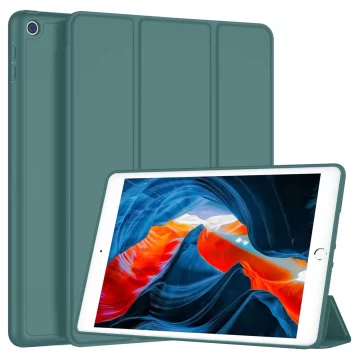 Case for Apple iPad 10.2 9 Gen 8/7 2021/2020/2019 Smart Pencil Case Alogy TPU Tablet Cover Green
