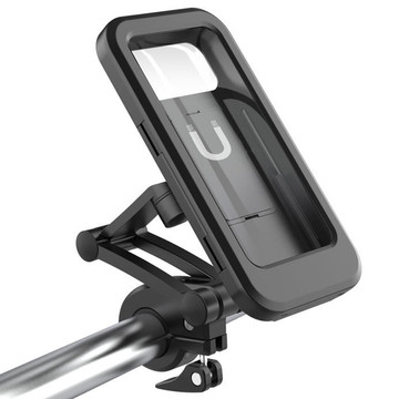 Alogy Waterproof bicycle holder for bicycle, scooter, motorcycle, adjustable handlebar for phone. Black