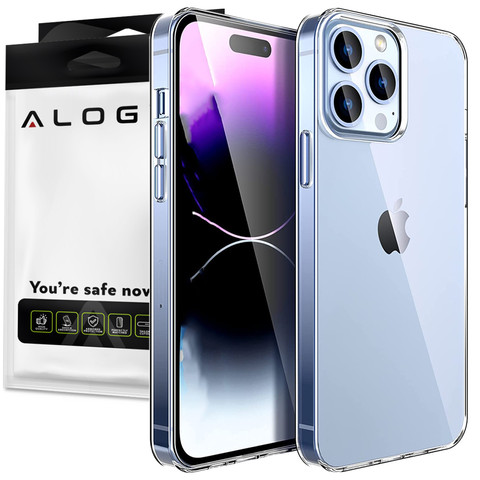 Silikonové pouzdro Alogové pouzdro pro Apple iPhone 14 Pro Transparent