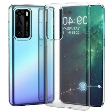 Alogy Silikonhülle Hülle für Huawei P40 transparent