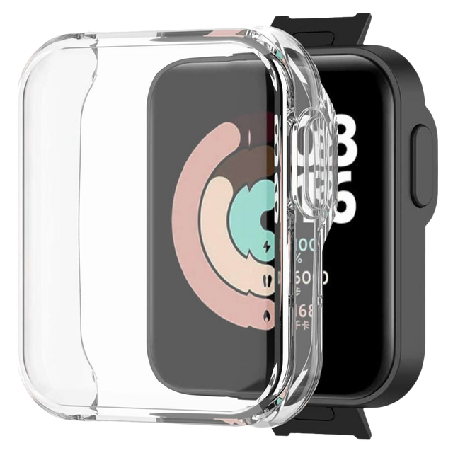 Silikonowe etui Alogy do Xiaomi Mi Watch Lite/ Redmi Watch Przezroczyste