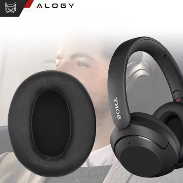 Nauszniki 2x wymienne pady gąbki do słuchawek do SONY WH-XB900 WH-XB900N + urządzenie do demontażu